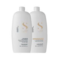 Kit Alfaparf Milano Professional Semi Di Lino Diamond Profissional - Shampoo e Condicionador - 1