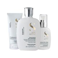 Kit Alfaparf Milano Professional Semi Di Lino Diamond - Shampoo e Condicionador Leave-in e Finalizador - 1