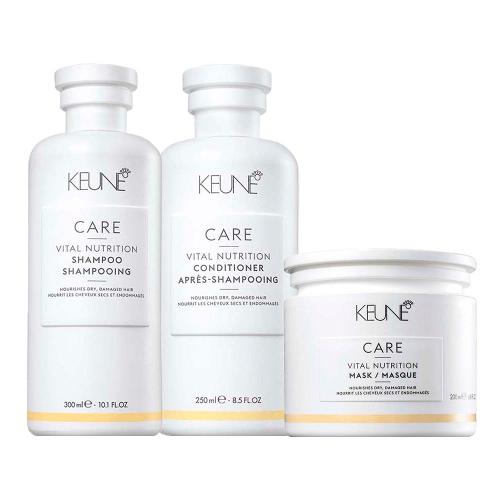 Kit Keune Vital Nutrition - Shampoo e Condicionador e Máscara