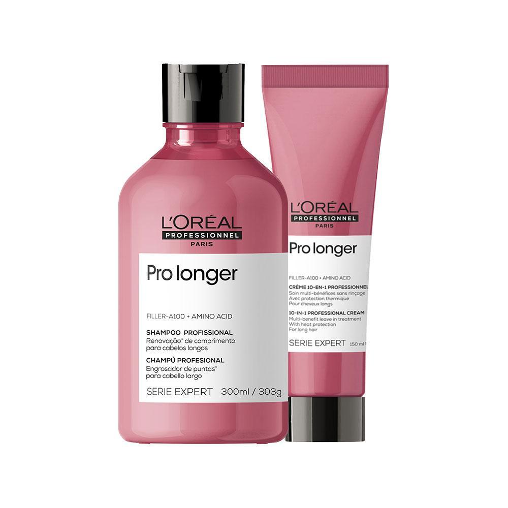 Kit L'Oréal Professionnel Serie Expert Pro Longer - Shampoo e Leave-in - 1
