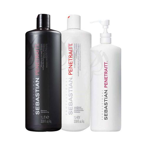 Kit Sebastian Professional Penetraitt - Shampoo e Condicionador e Máscara