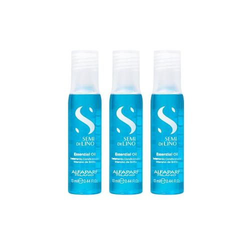 Kit de Ampolaola Alfaparf Milano Professional  Semi Di Lino Illuminating Essential Oil 3x13ml