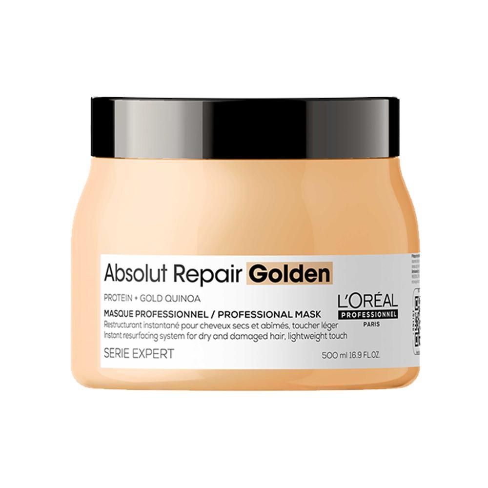 Kit L'Oréal Pro Serie Expert Absolut Repair Gold Quinoa - Shampoo 750ml e Máscara e Óleo - 4