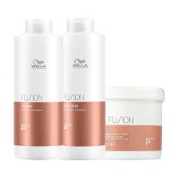 Kit Wella Professionals Fusion Profissional - Shampoo e Condicionador e Máscara - 1