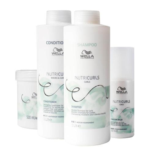 Kit Wella Professionals Nutricurls - Sh + Cond + Másc + LV