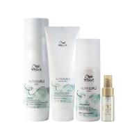 Kit Wella Professionals Nutricurls - Shampoo e Condicionador Co-Wash e Leave-in e Óleo Ligth - 1