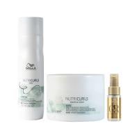 Kit Wella Professionals Nutricurls - Shampoo e Máscara e Óleo - 1