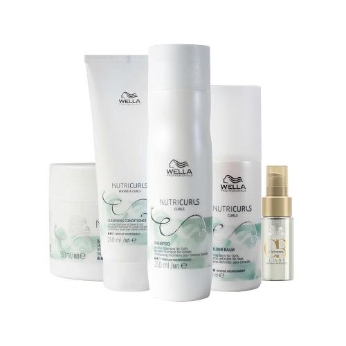Kit Wella Professionals Nutricurls Co-Wash Light Home Care - 5 Produtos