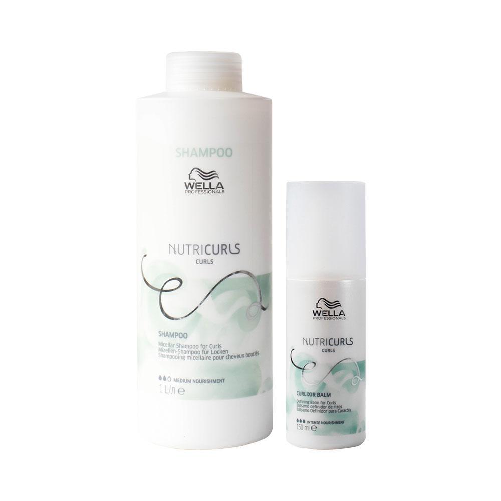 Kit Wella Professionals Nutricurls - Shampoo e Leave-in - 1