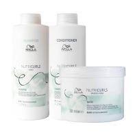 Kit Wella Professionals Nutricurls - Shampoo e Condicionador e Máscara - 1