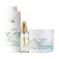 Kit Wella Professionals Nutricurls - Shampoo e Máscara e Óleo Light - 1