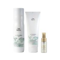 Kit Wella Professionals Nutricurls - Shampoo e Condicionador e Óleo Light - 1