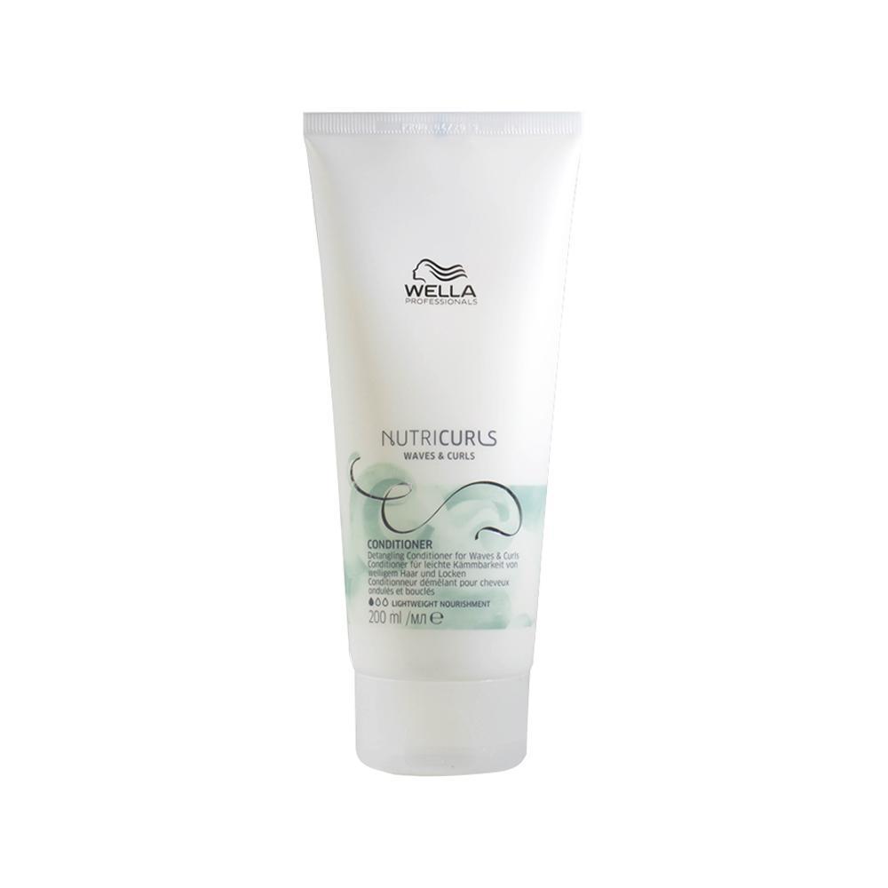 Kit Wella Professionals Nutricurls - Shampoo e Condicionador e Leave-in e Óleo Light - 3