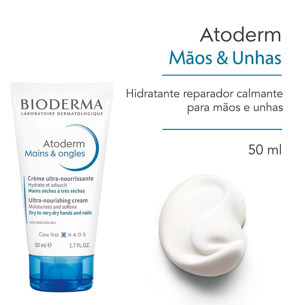 Bioderma Atoderm Creme Hidratante para Mãos e Unhas 50ml - 3
