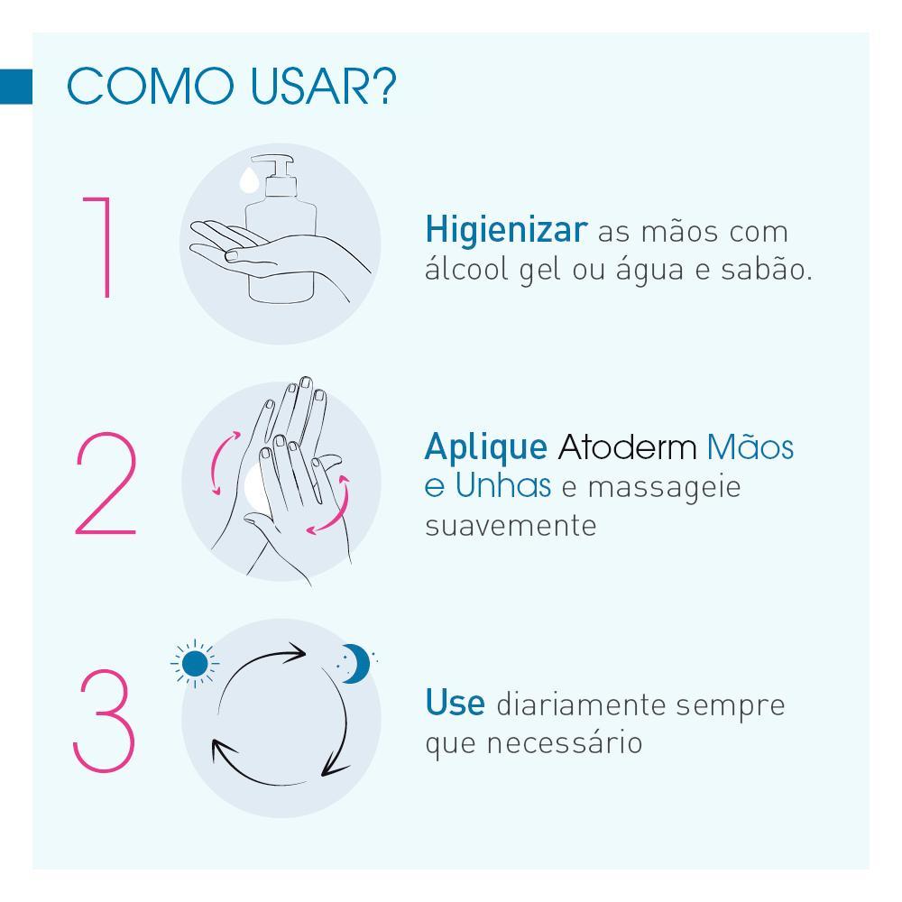Bioderma Atoderm Creme Hidratante para Mãos e Unhas 50ml - 5