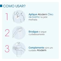 Bioderma Atoderm Óleo de Banho Hidratante Corporal 1l - 5