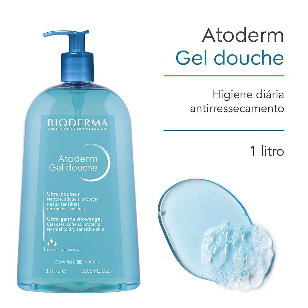 Bioderma Atoderm Gel de Banho Corporal Hidratante 1l - 2