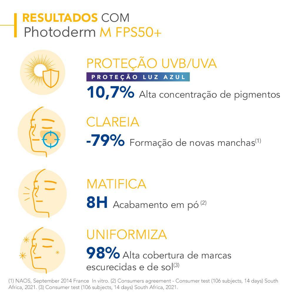 Bioderma Photoderm M Dourée Protetor Solar Facial Matte FPS50+ 40ml - 7