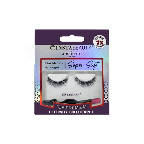Absolute New York Istabeauty Garnet 307 Cílios Postiços Curto Preto 1 Par