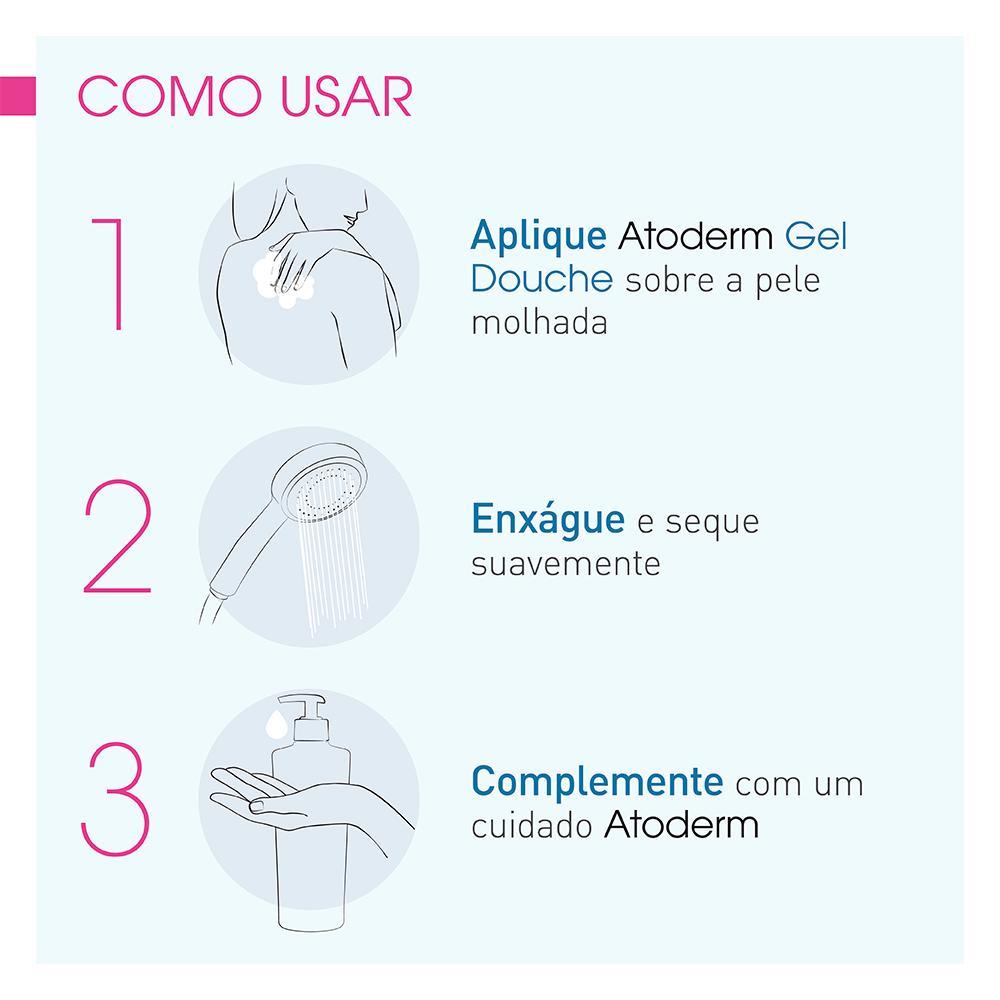 Bioderma Atoderm Gel de Banho Corporal Hidratante 500ml - 5