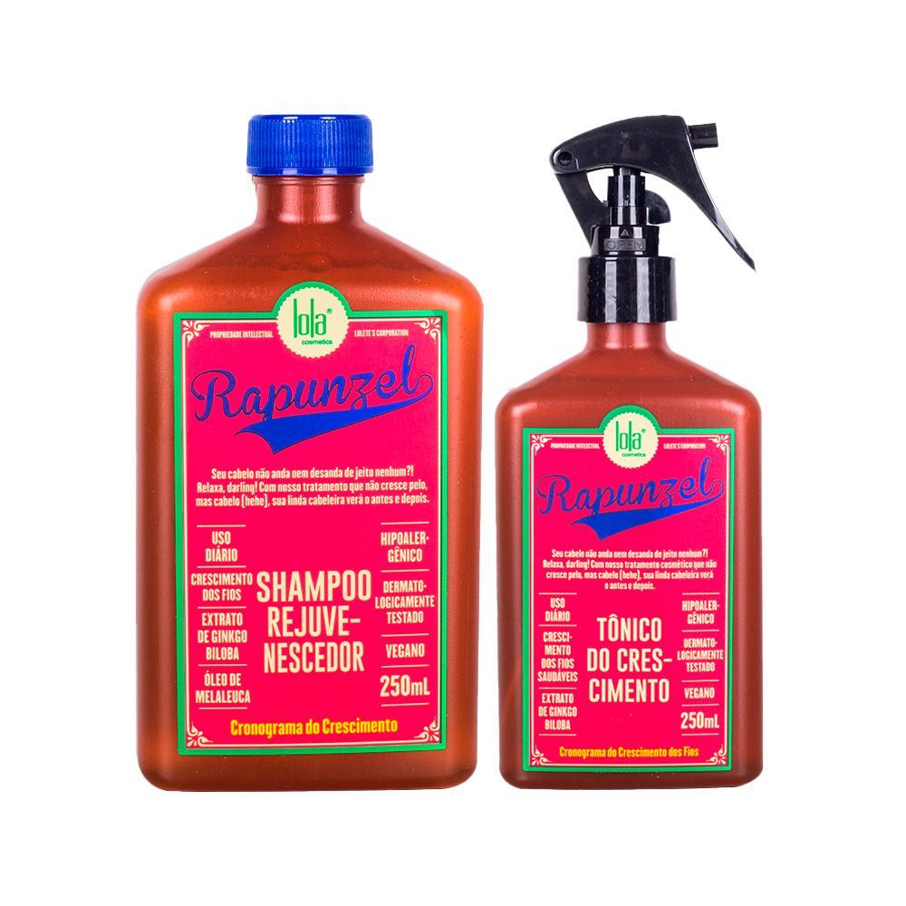 Kit Lola Cosmetics Crescimento Rapunzel - Shampoo e Tônico Capilar De Crescimento - 1