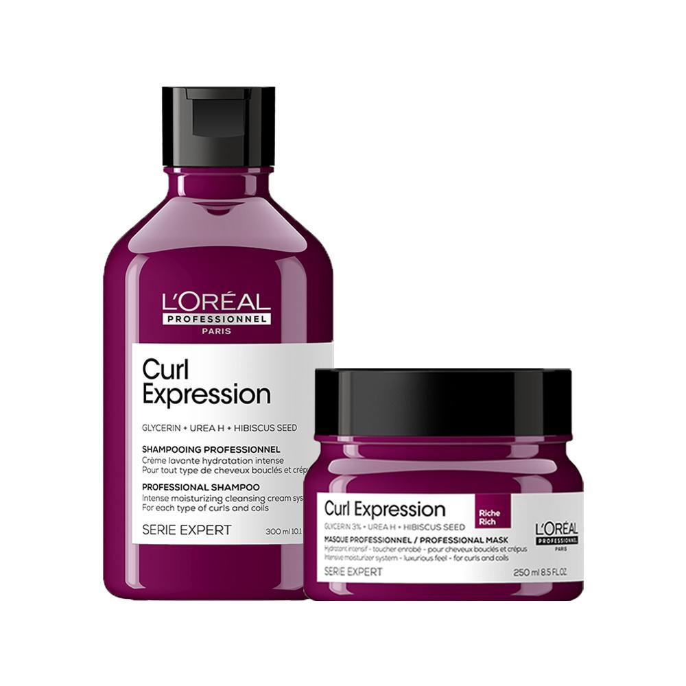 Kit L'Oreál Professionnel Serie Expert Curl Expression - Shampoo Intense e Máscara Rich - 1