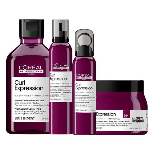 Kit L'Oreál Professionnel Serie Expert Curl Expression Home Care com Másc Rich 500 ml e 3 Produtos