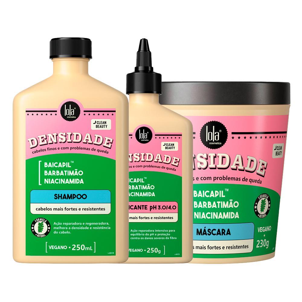Kit Lola Cosmetics Reparação Densidade - Shampoo e Máscara de Reconstrução e Acidificante Capilar - 1