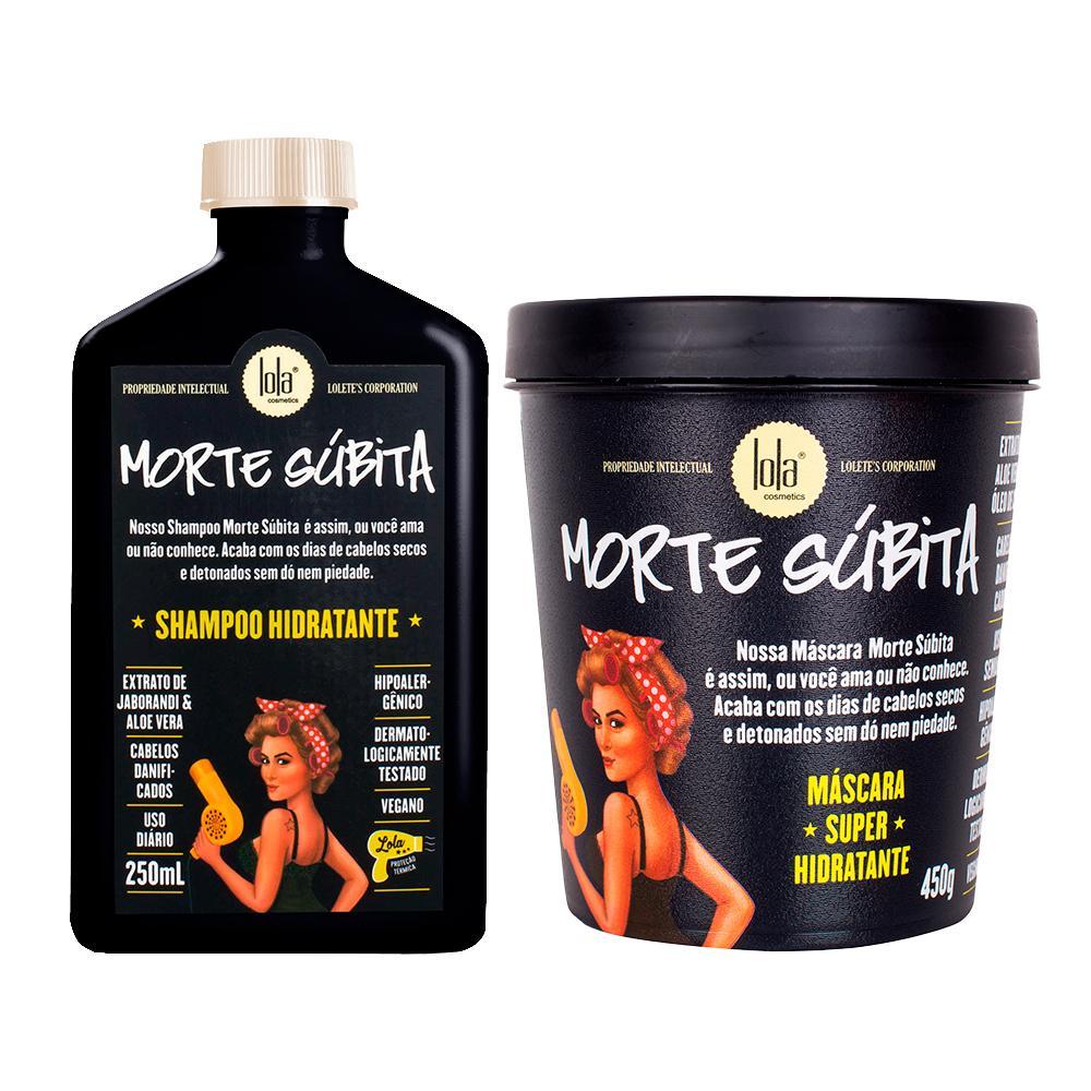 Kit Lola Cosmetics Hidratação Morte Súbita - Shampoo e Máscara de Hidratação 450 g - 1