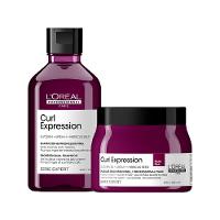 Kit L'Oreál Professionnel Serie Expert Curl Expression - Shampoo Antirresíduos e Máscara Rich 500 ml - 1