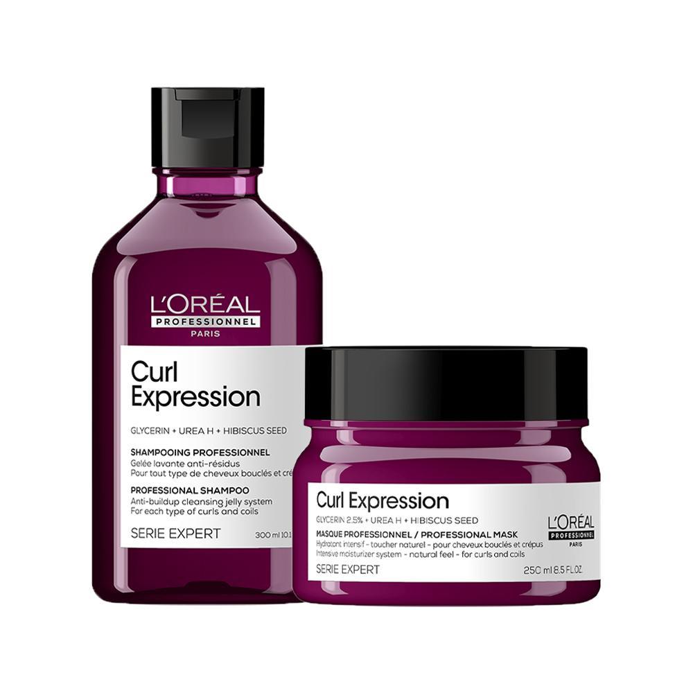 Kit L'Oreál Professionnel Serie Expert Curl Expression - Shampoo Antirresíduos e Máscara - 1