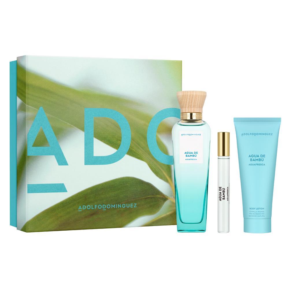 Kit Adolfo Dominguez Bambú Edt 120Ml + Creme + Mini - 1