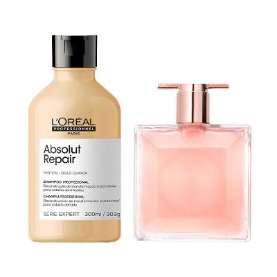 Kit Lancôme Idôle Fem EDP Perf 25ml + 1 Shampoo 300ml