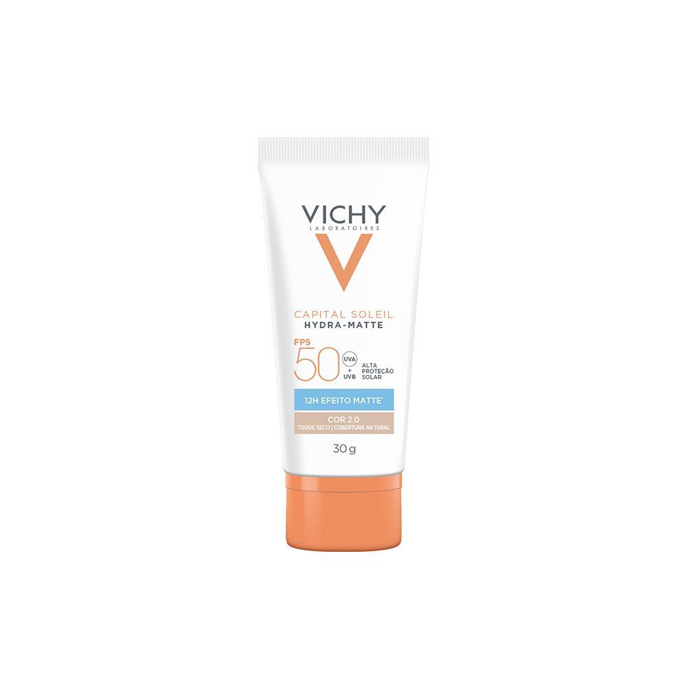 Vichy Capital Soleil Protetor Solar Facial FPS50 Cor 2.0 30g - 1