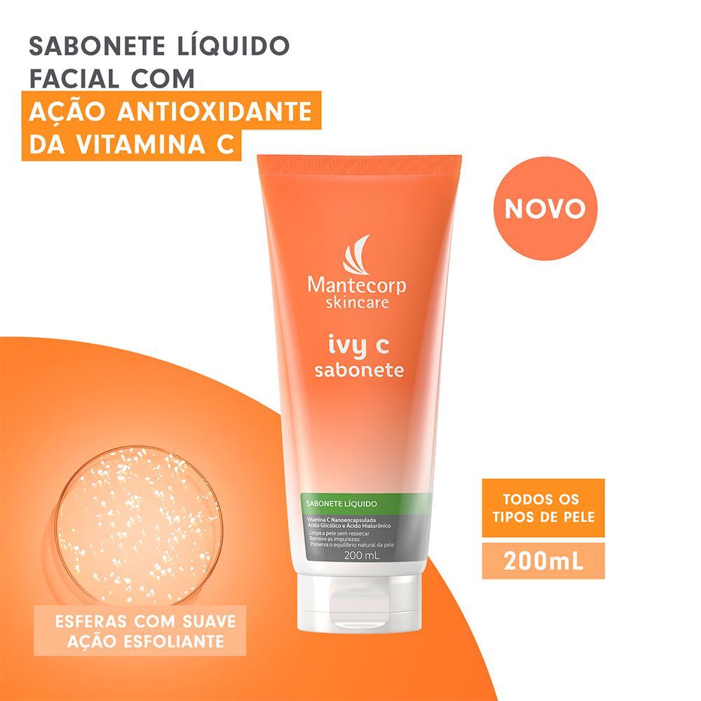 Mantecorp Ivy C Sabonete Líquido Facial de Limpeza 200ml - 2