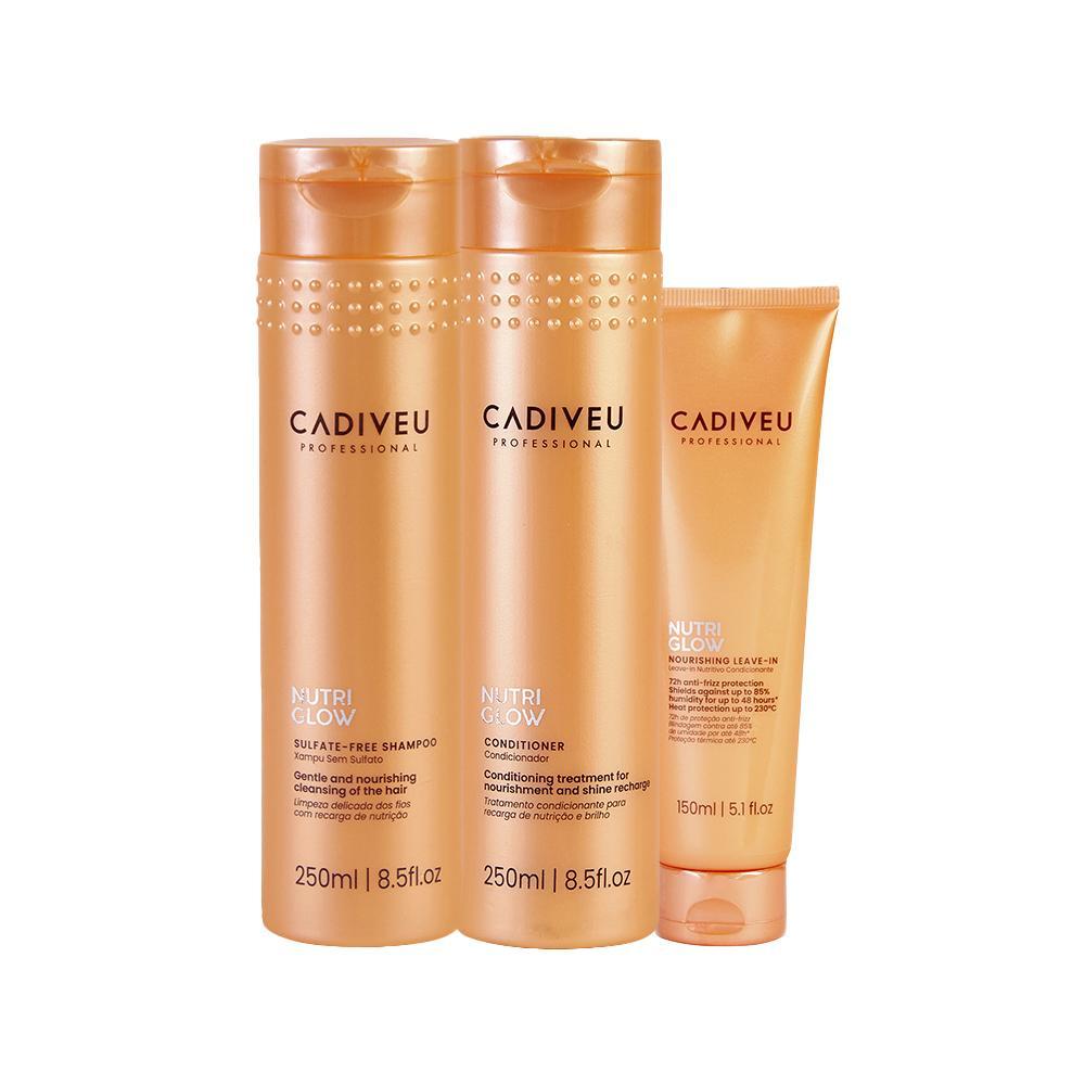 Kit Cadiveu Nutri Glow - Shampoo + Condicionador + Leave-in 150ml - 1