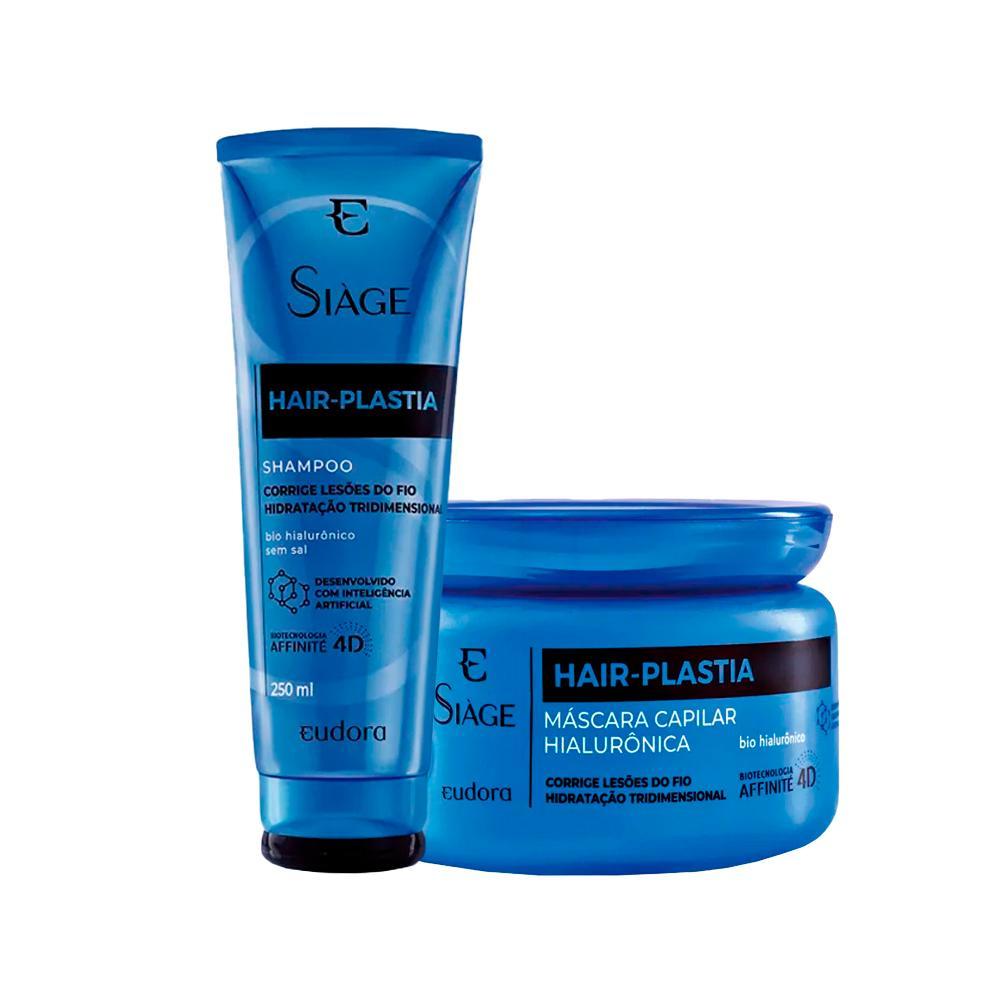 Kit Eudora Siáge Hair Plastia - Shampoo e Máscara - 1