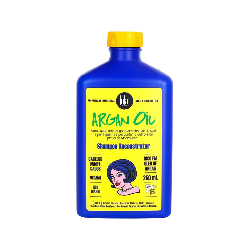 Kit Lola Cosmetics Reconstrução Argan Oil - Shampoo e Máscara de Reconstrução e Óleo Capilar - 2