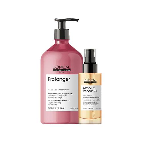 Kit L'Oréal Professionnel Serie Expert Pro Longer - Shampoo  e Óleo