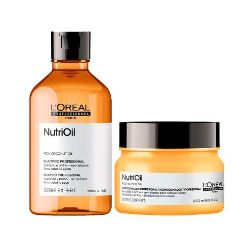 Kit L'Oréal Professionnel Serie Expert NutriOil - Shampoo e Máscara Nutritiva