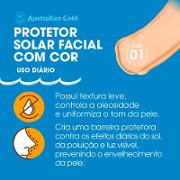 Australian Gold Protetor Solar Facial Matte FPS60 Cor 01 40g - 3