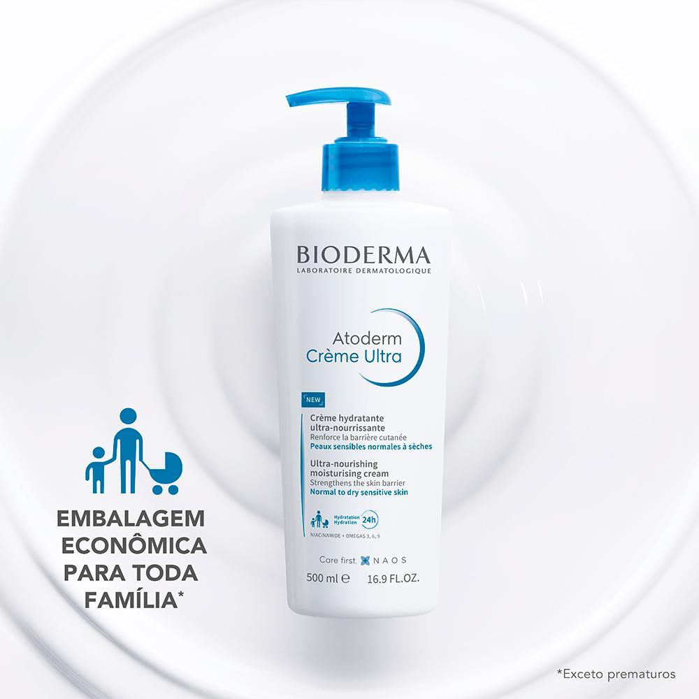 Bioderma Atoderm Ultra Creme Corporal Hidratante 500ml - 5