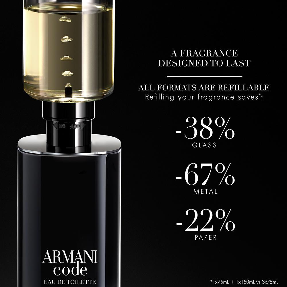 Giorgio Armani New Code EDT Perfume Masculino Refil 150ml - 6