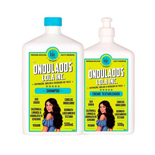 Kit Lola Cosmectic Ondulados – Shampoo e Creme Texturizador