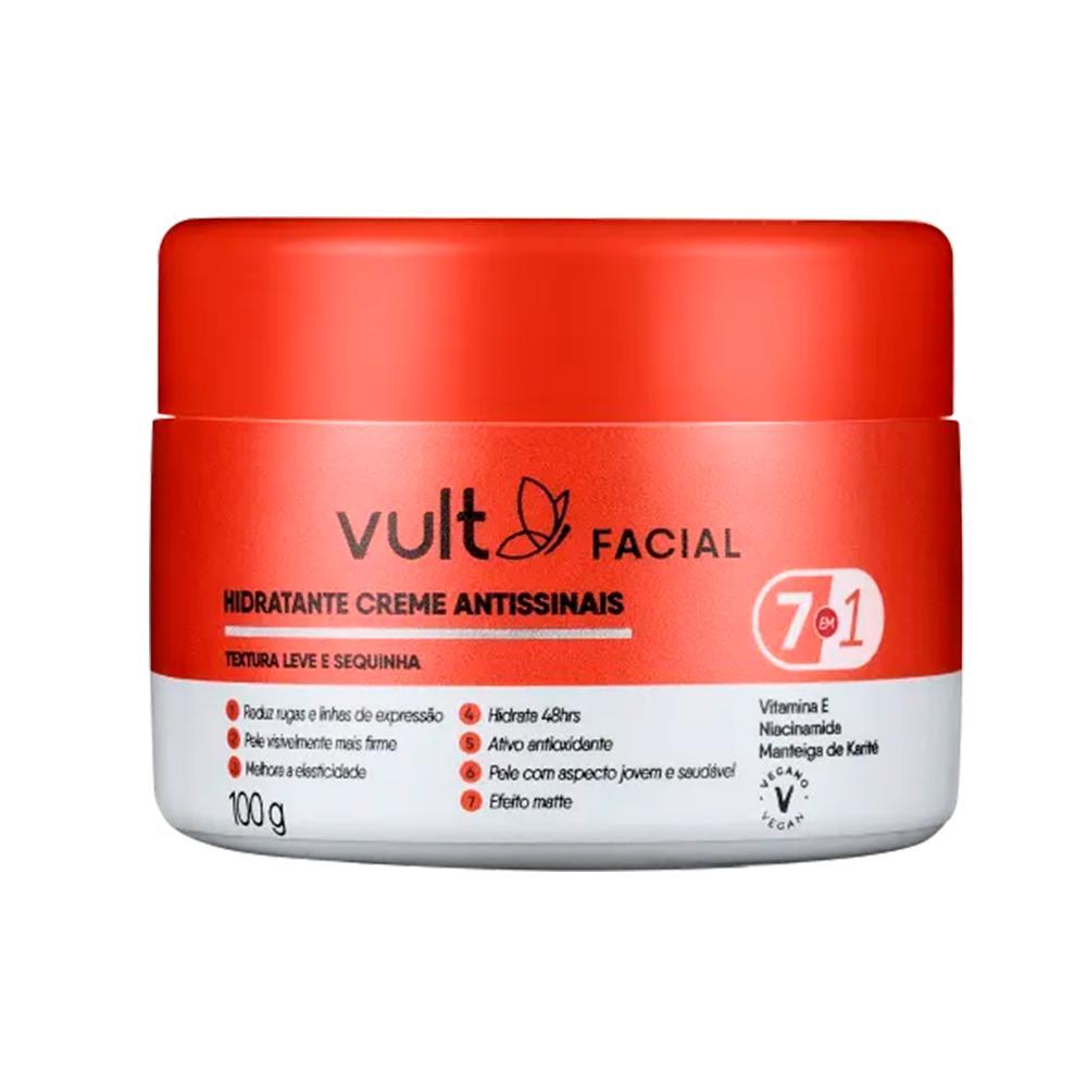 Vult Creme Facial Antissinais 7 em 1 100g - 1