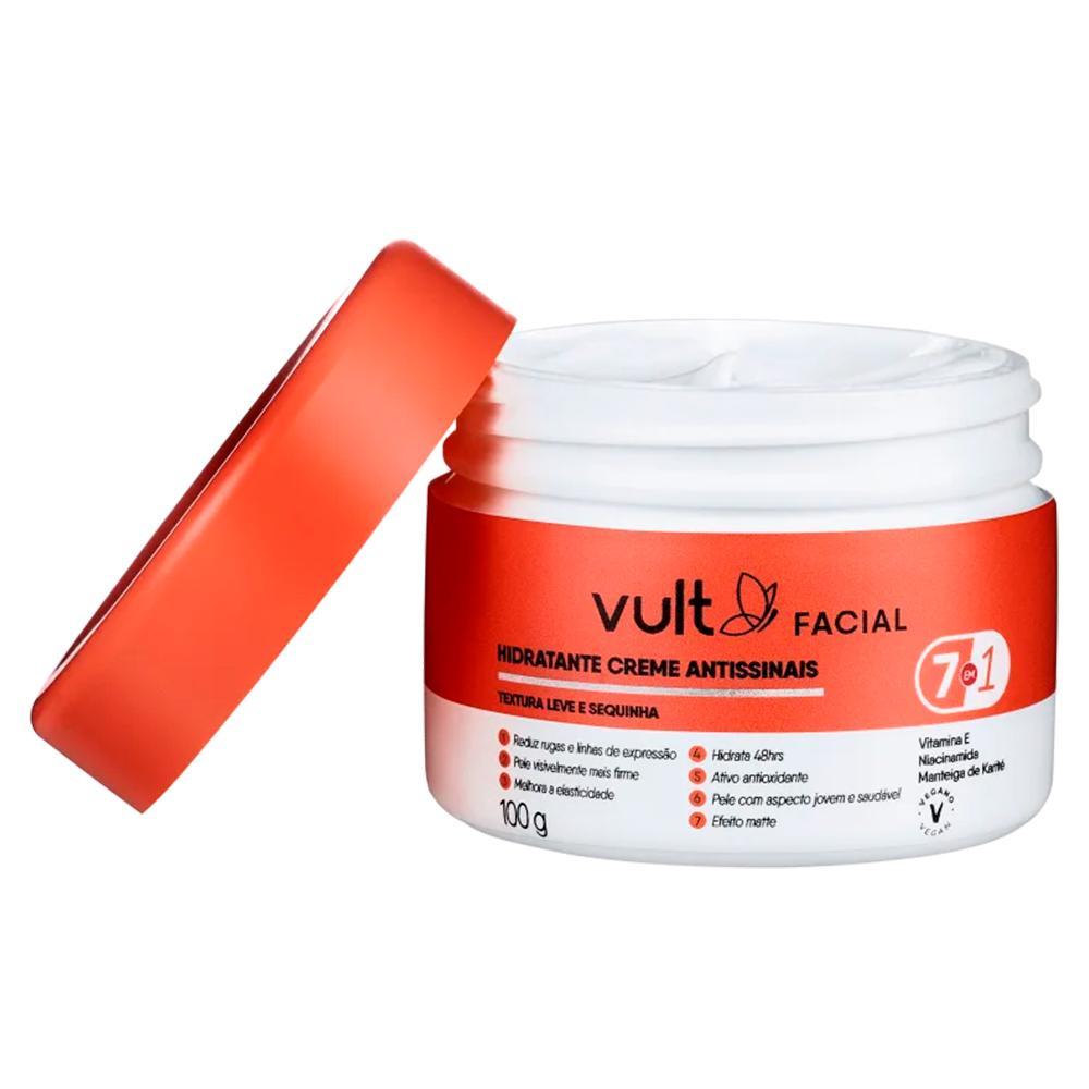 Vult Creme Facial Antissinais 7 em 1 100g - 2