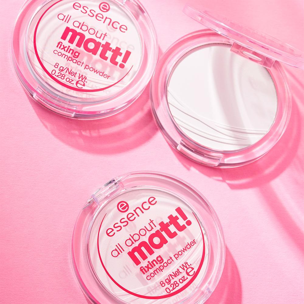 Essence All About Matt! Translúcido Pó Compacto Matte 8g - 5