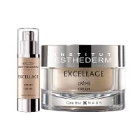 Kit Facial Esthederm Excellage - Creme Anti-Idade 50ml e Sérum 30ml - 1