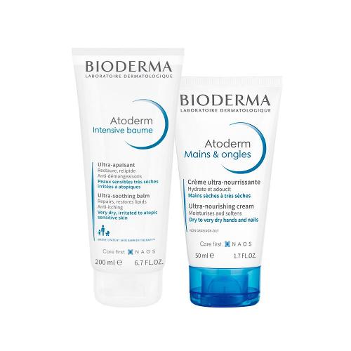 Kit Corporal Bioderma Atoderm - Creme e Creme para Mãos e Unhas