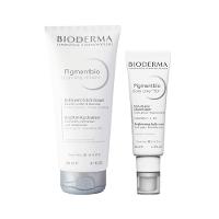 Kit Bioderma Pigmentbio - Sabonete Esfoliante e Gel Creme Clareador Facial Daily Care - 1
